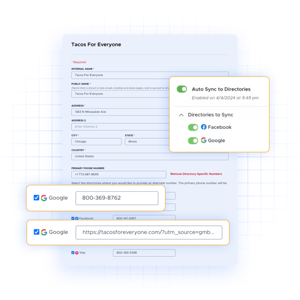 Synced directory updates within Pearl-Plaza's platform. 