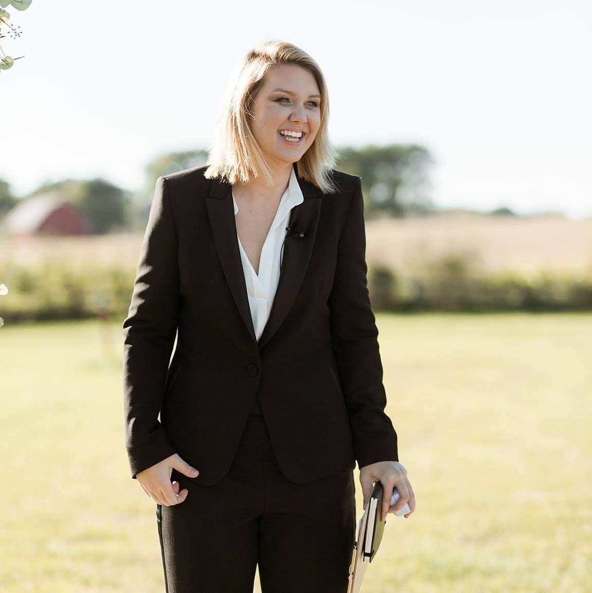 Headshot of Sarah Speigle at Pearl-Plaza